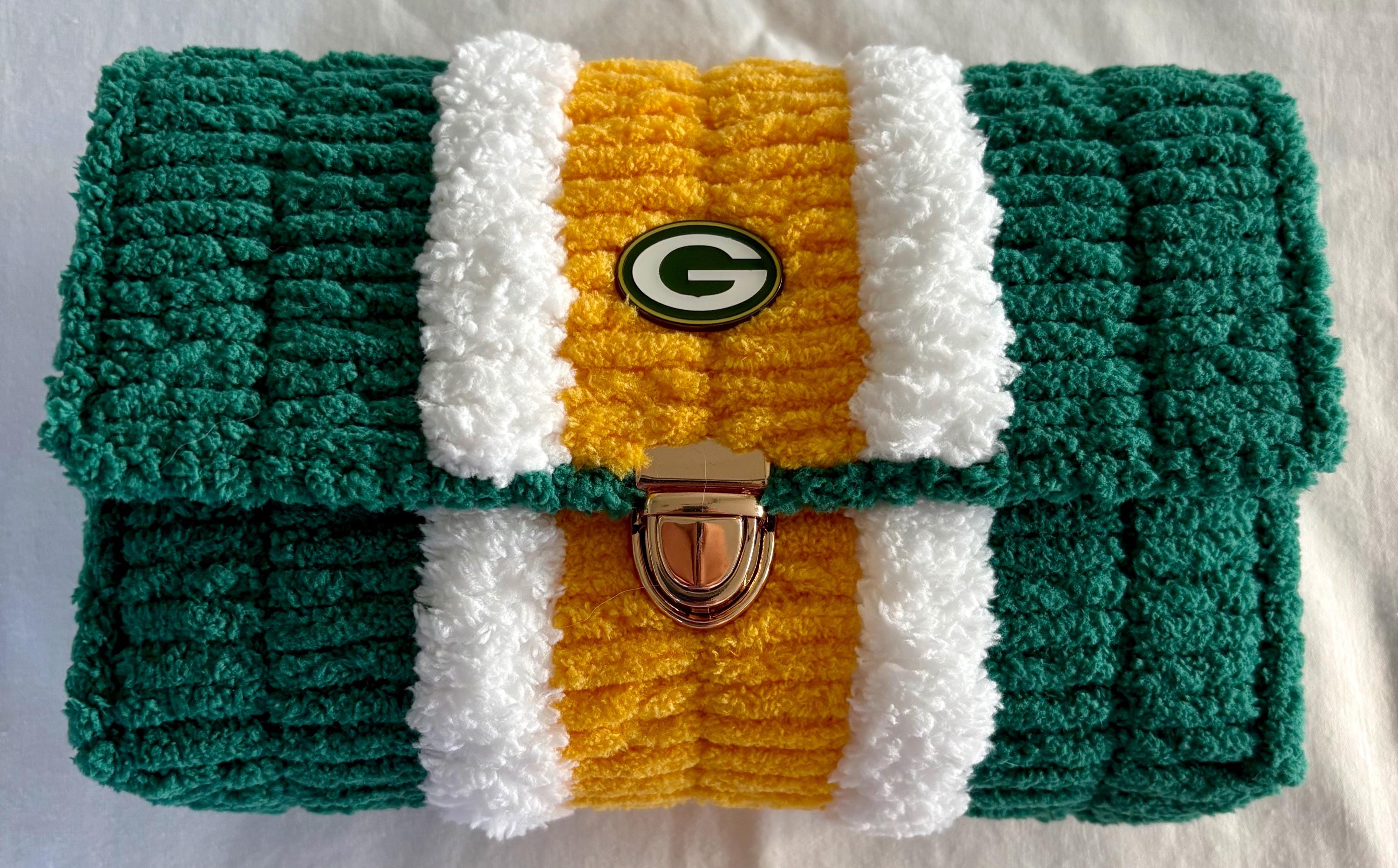 Green Bay Packers-Inspired Crossbody Purse – Game Day Ready! Handmade