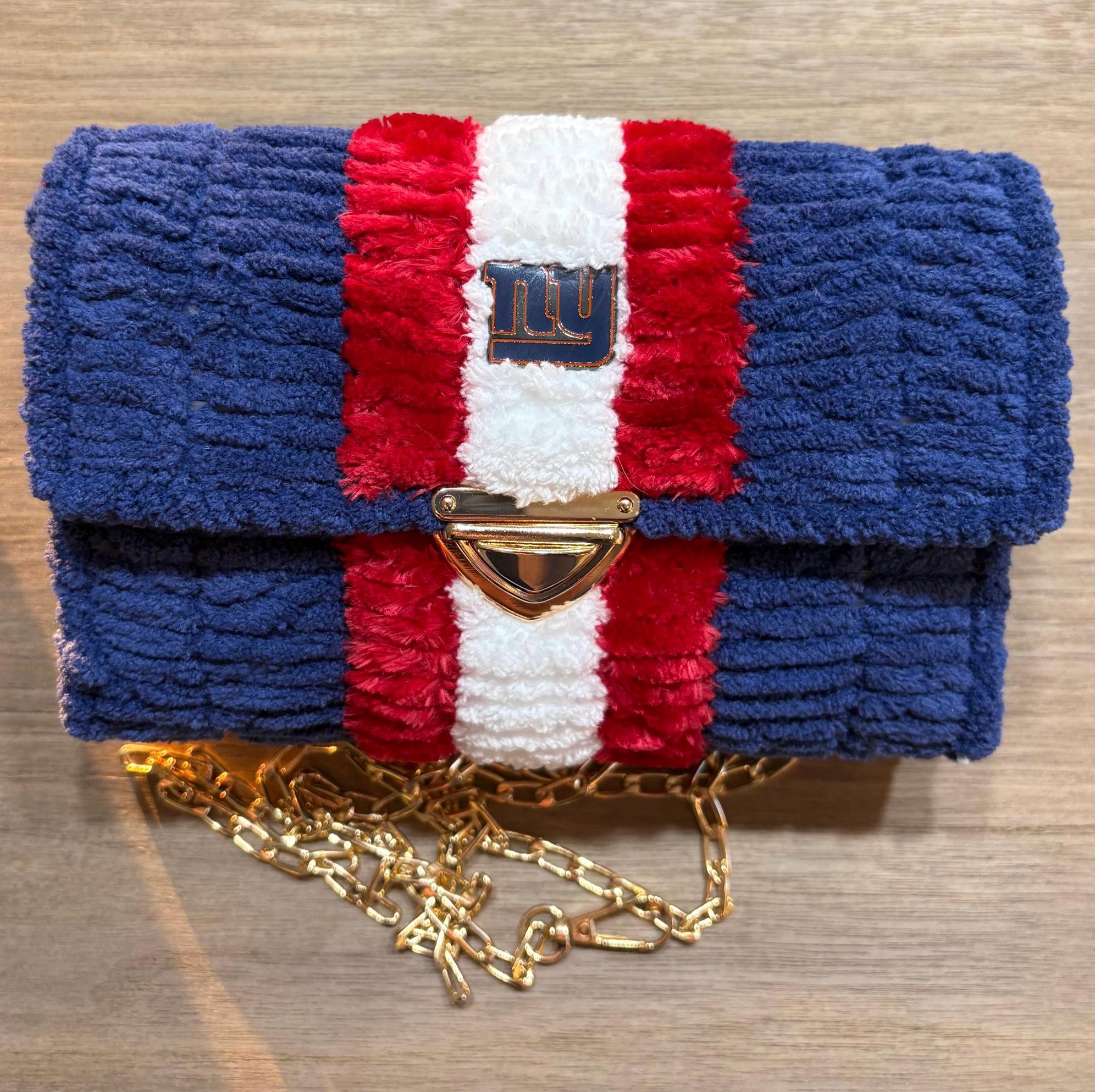 New York Giants themed crossbody bag