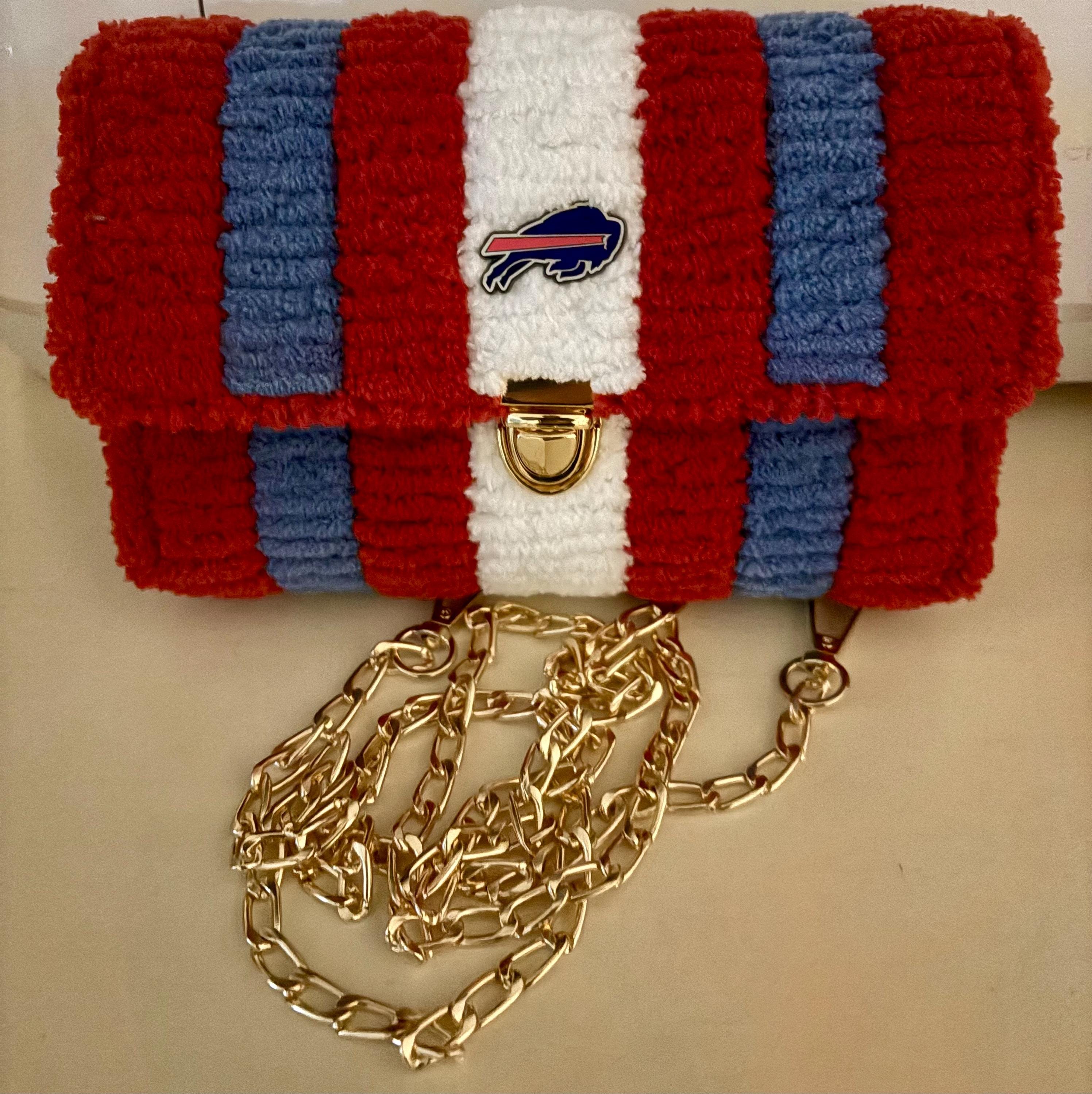 Buffalo Bills crossbody purse. Game day ready! Handmade