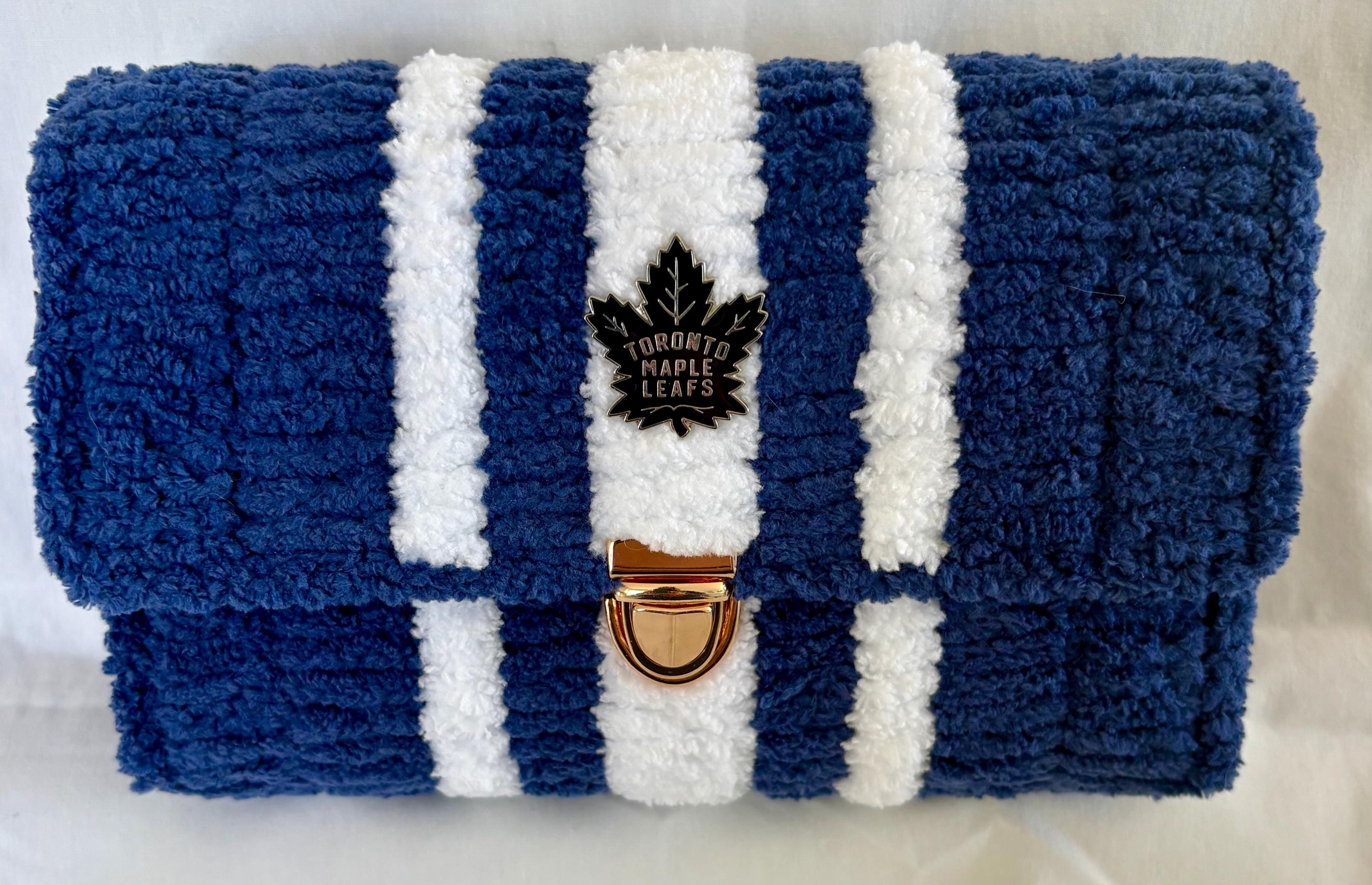 Toronto Maple Leafs Inspired Crossbody Purse – Handmade Fan Bag