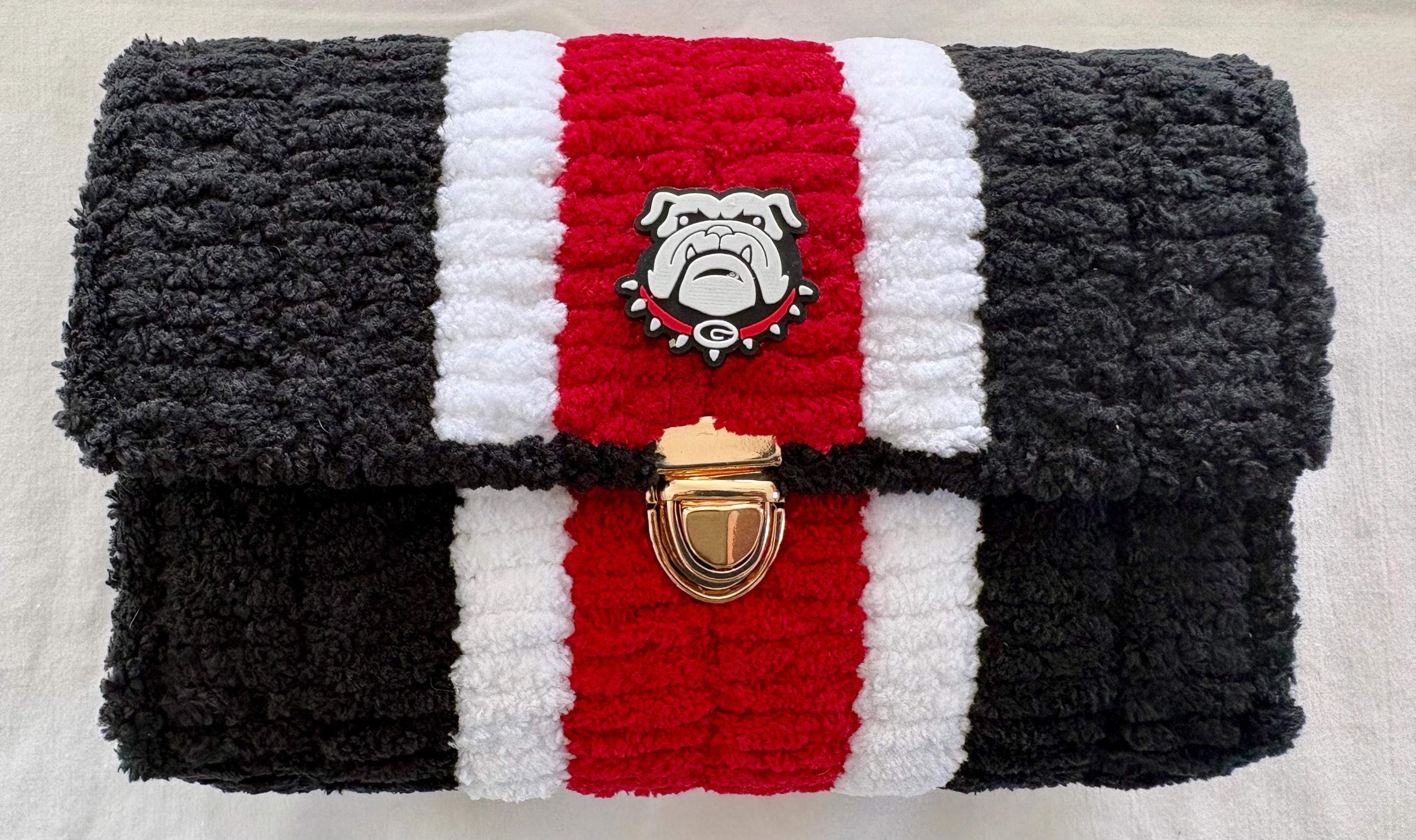 Georgia Bulldogs Handmade  Crossbody Purse