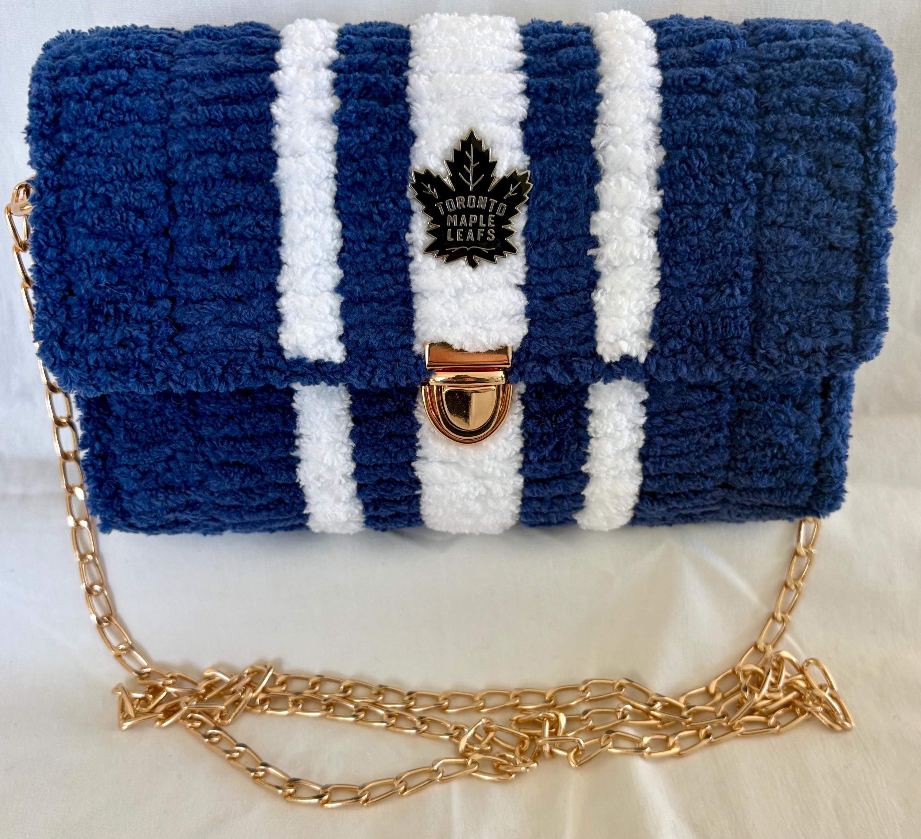 Toronto Maple Leafs Inspired Crossbody Purse – Handmade Fan Bag