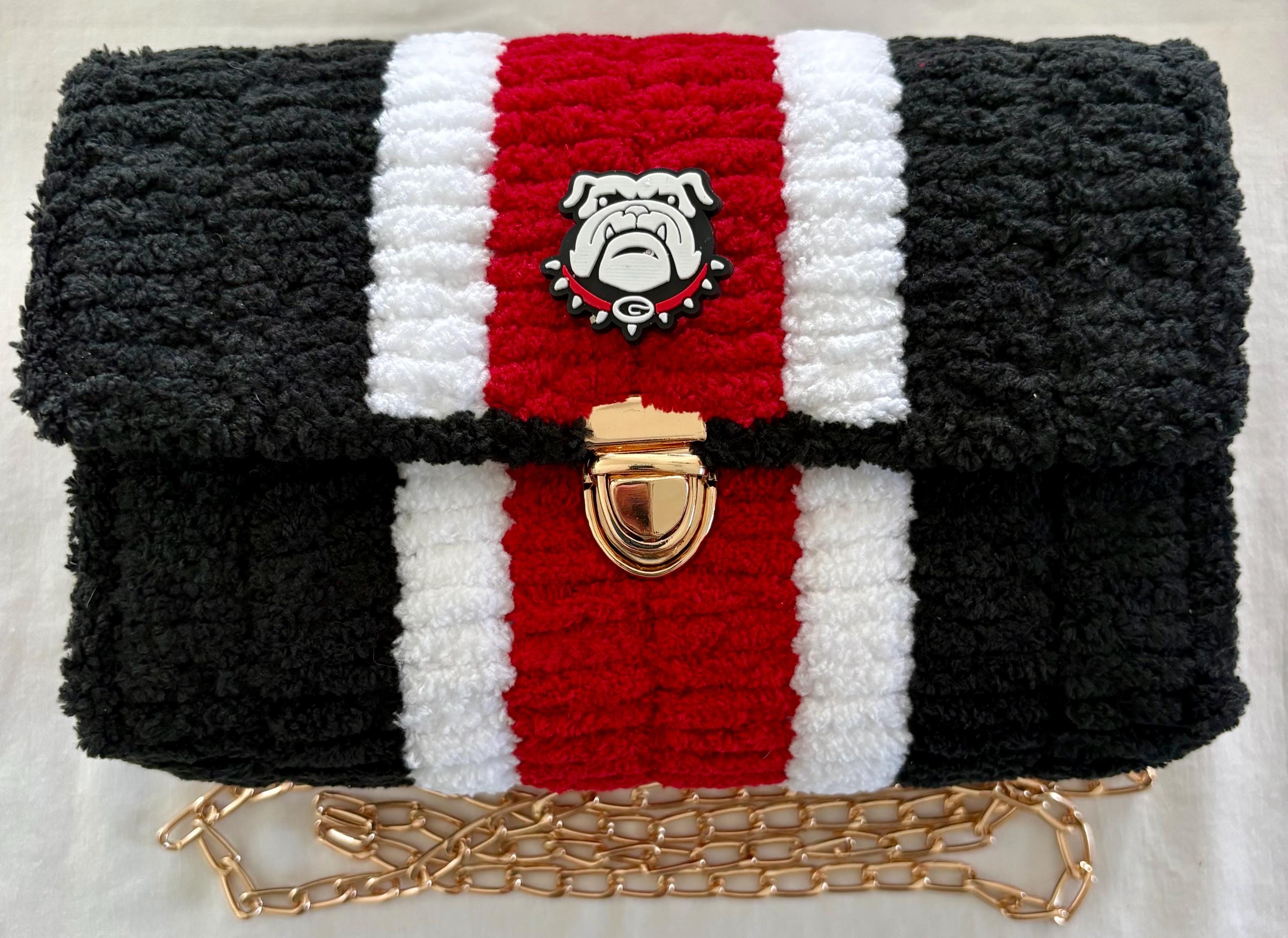 Georgia Bulldogs Handmade  Crossbody Purse