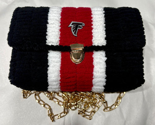 Atlanta Falcons Crossbody Purse, Game day ready! Handmade