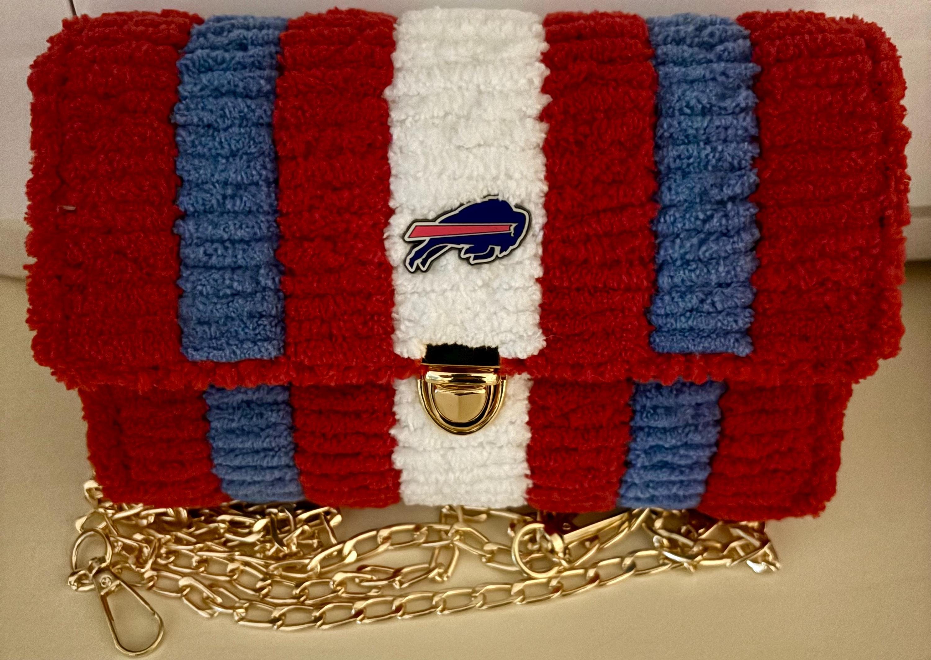 Buffalo Bills crossbody purse. Game day ready! Handmade