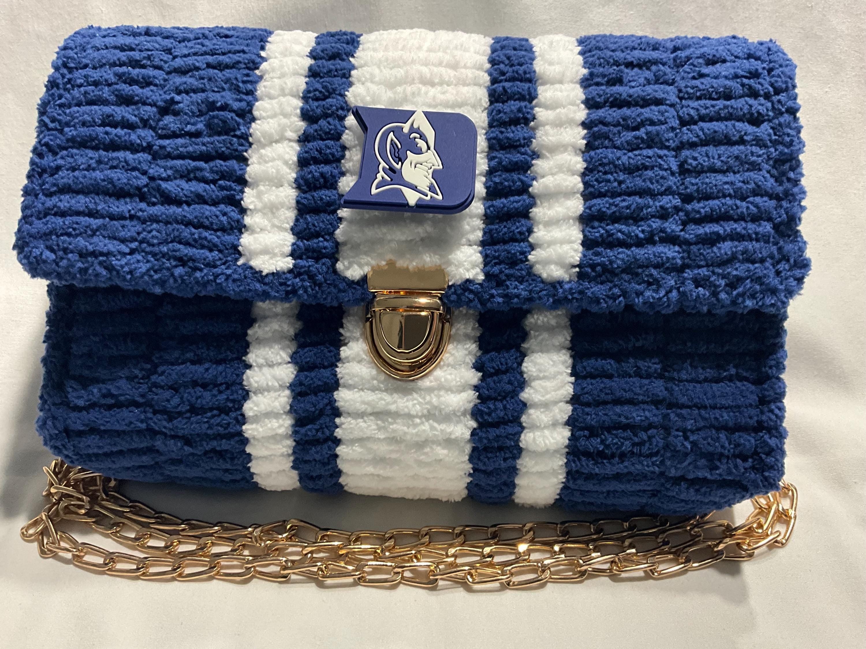 Duke Blue Devils Handmade  Crossbody Purse