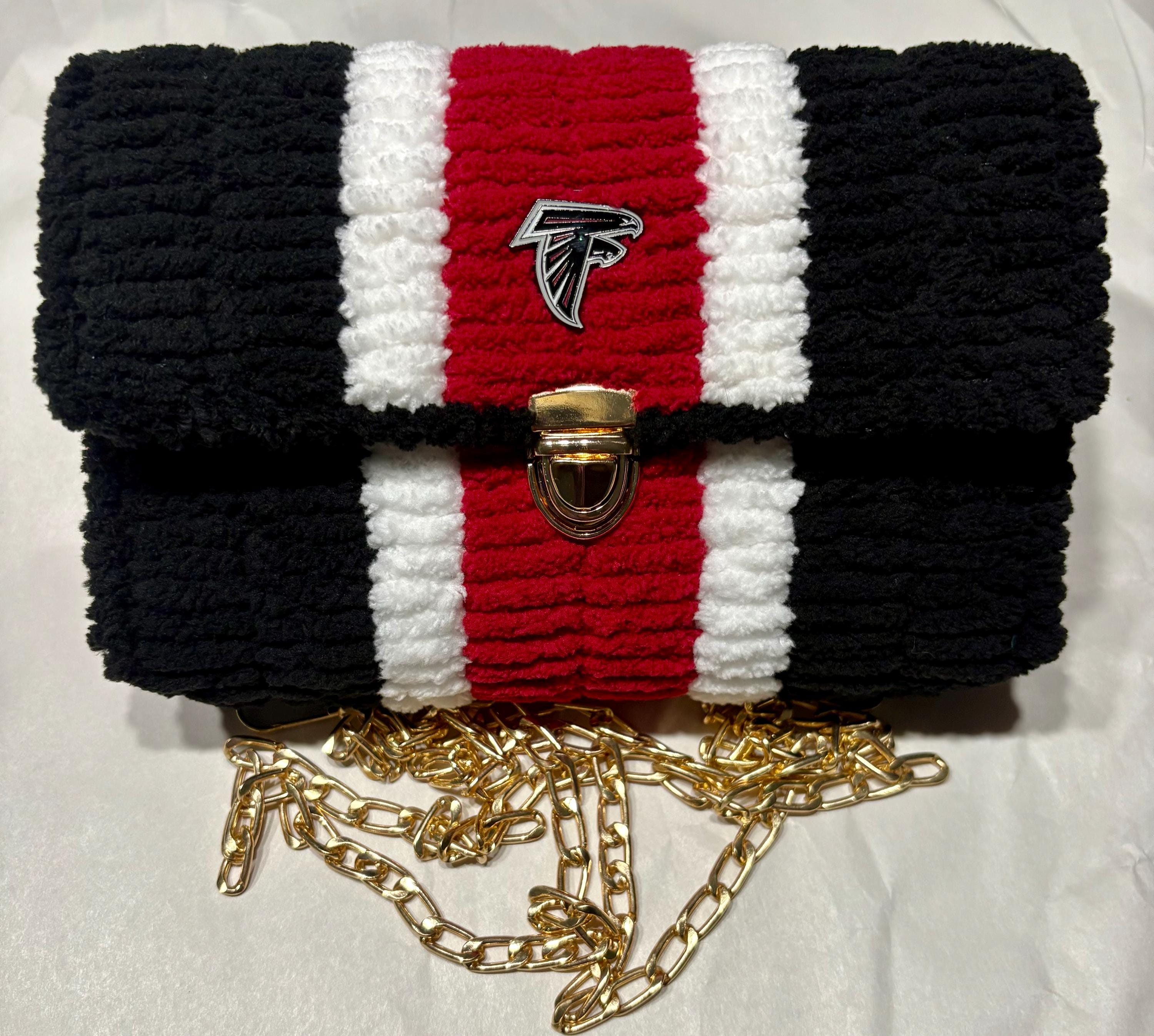 Atlanta Falcons Crossbody Purse, Game day ready! Handmade