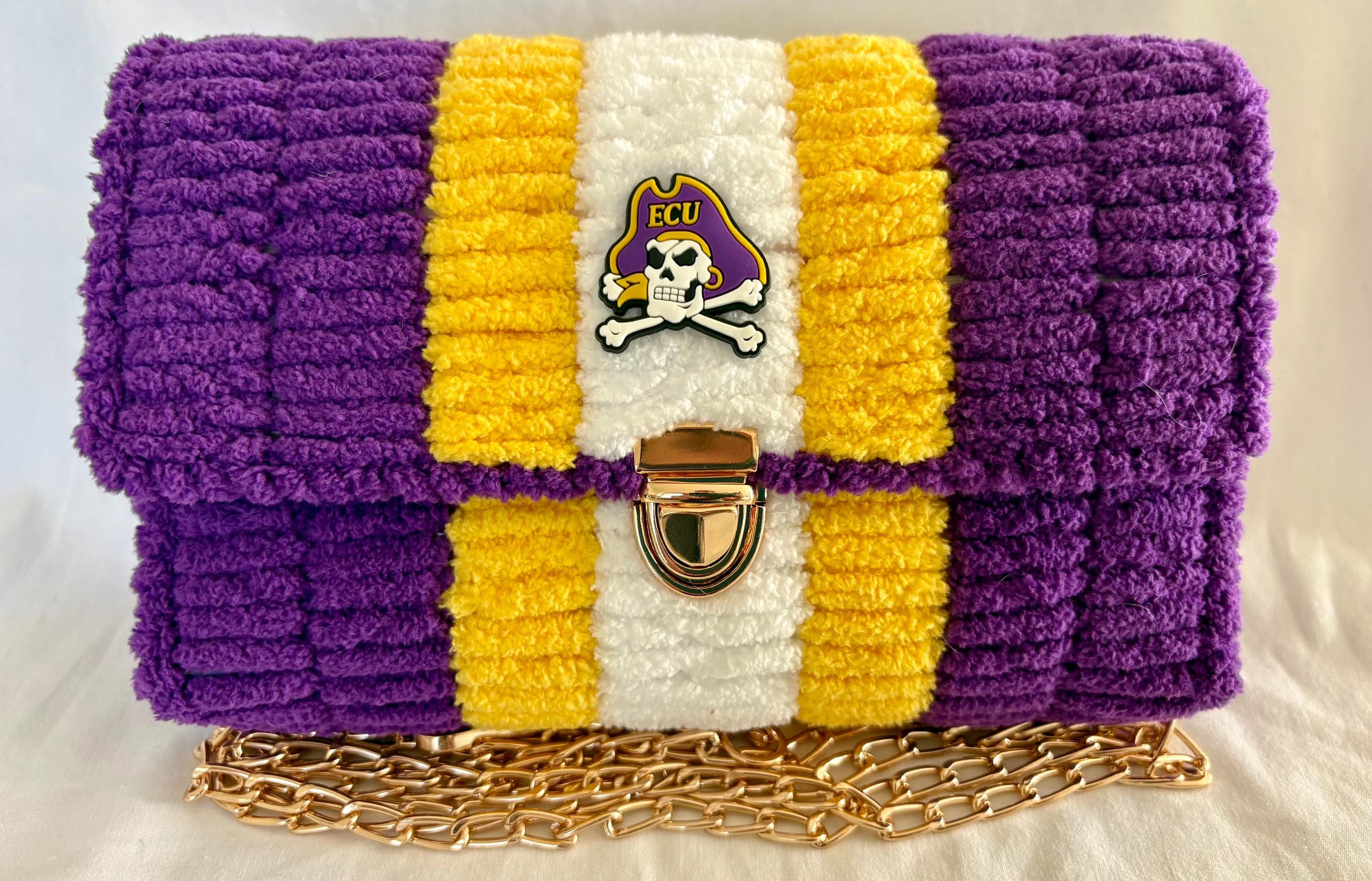 East Carolina University Pirates Handmade  Crossbody Purse