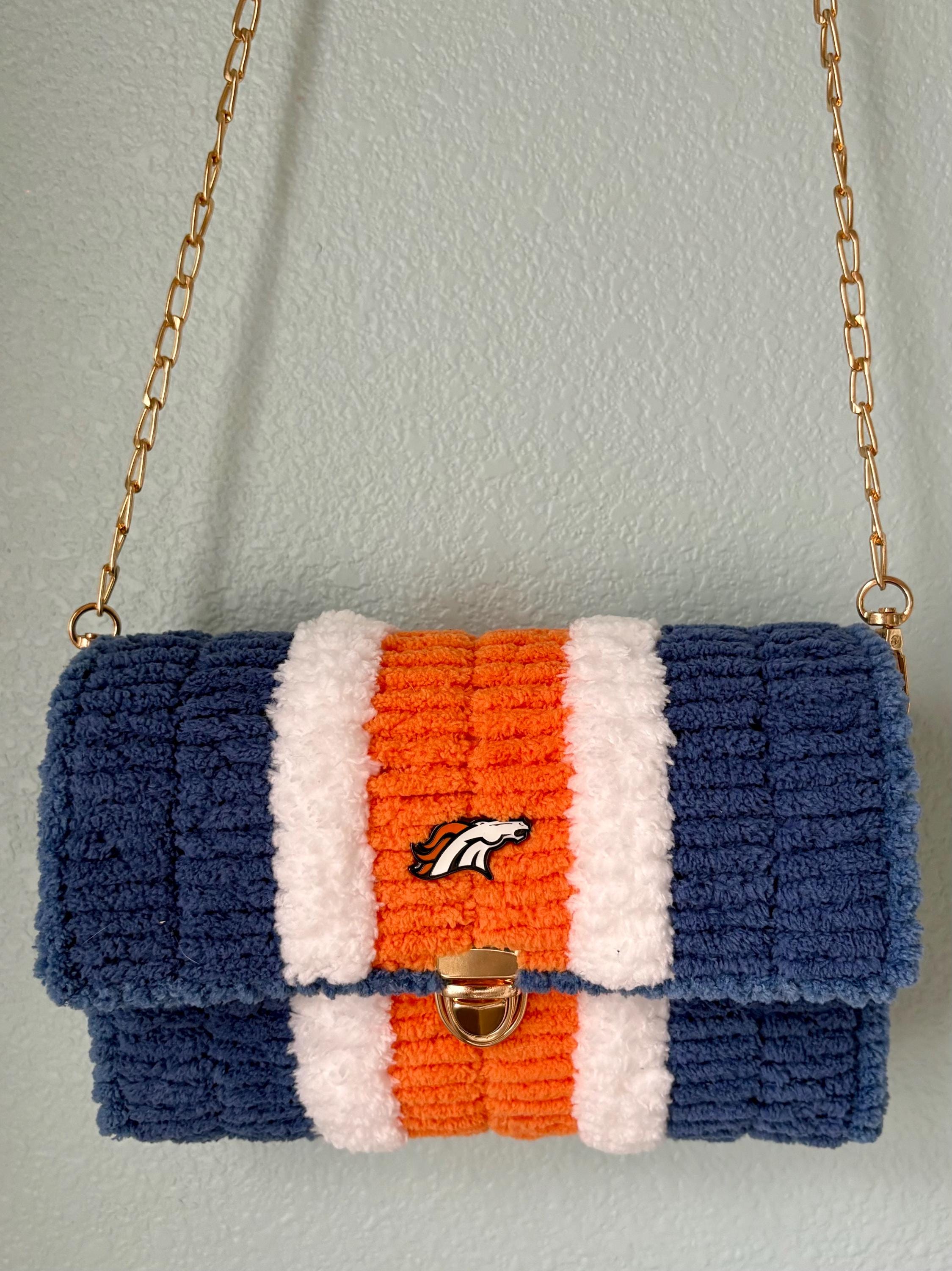 Denver Broncos Crossbody Purse – Game Day Style! Handmade