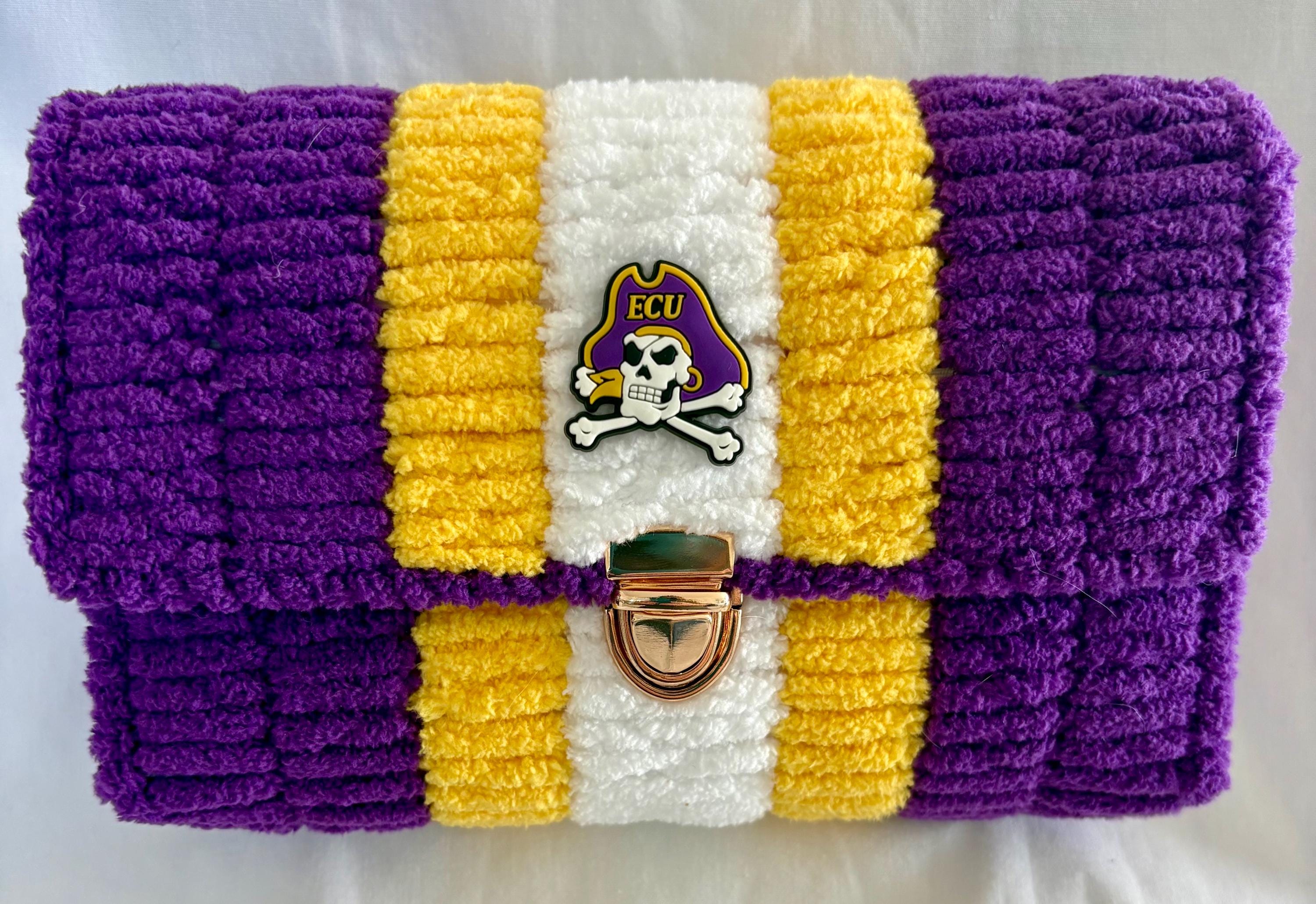 East Carolina University Pirates Handmade  Crossbody Purse