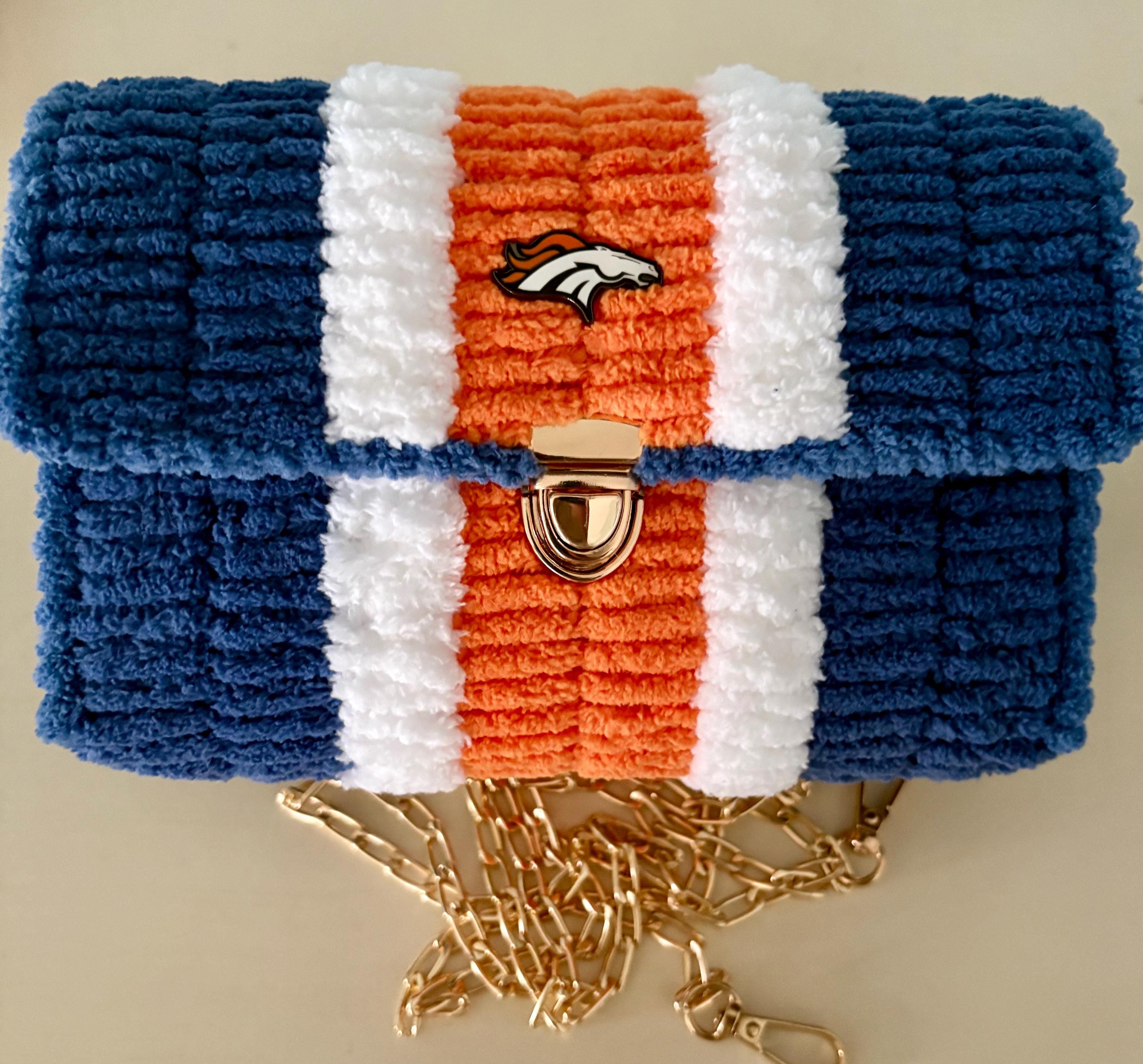 Denver Broncos Crossbody Purse – Game Day Style! Handmade