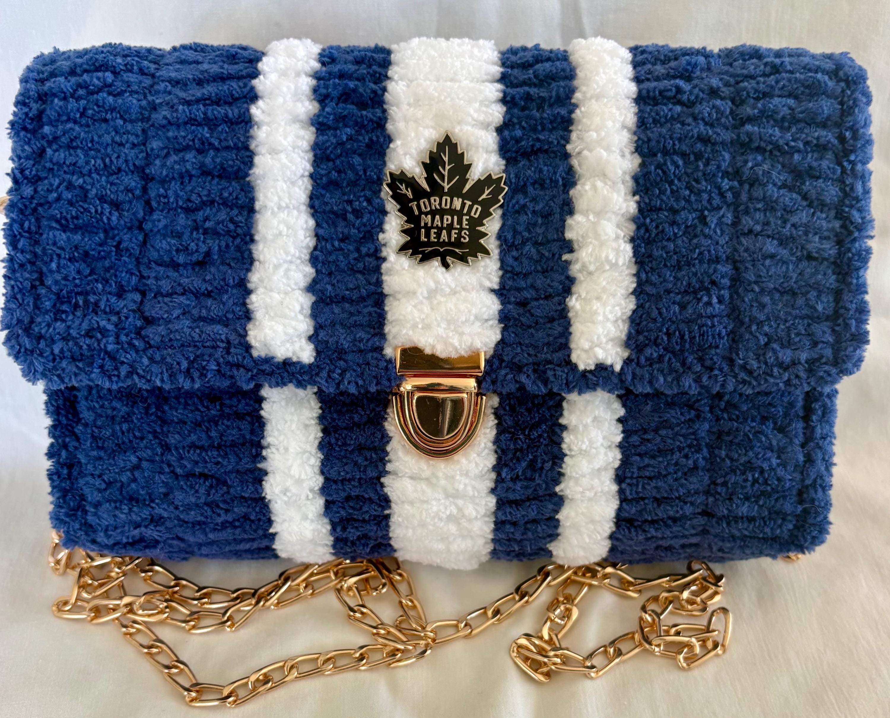 Toronto Maple Leafs Inspired Crossbody Purse – Handmade Fan Bag