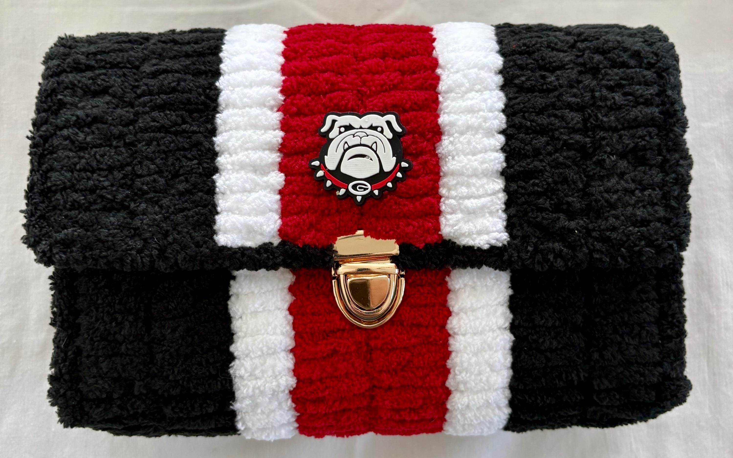 Georgia Bulldogs Handmade  Crossbody Purse
