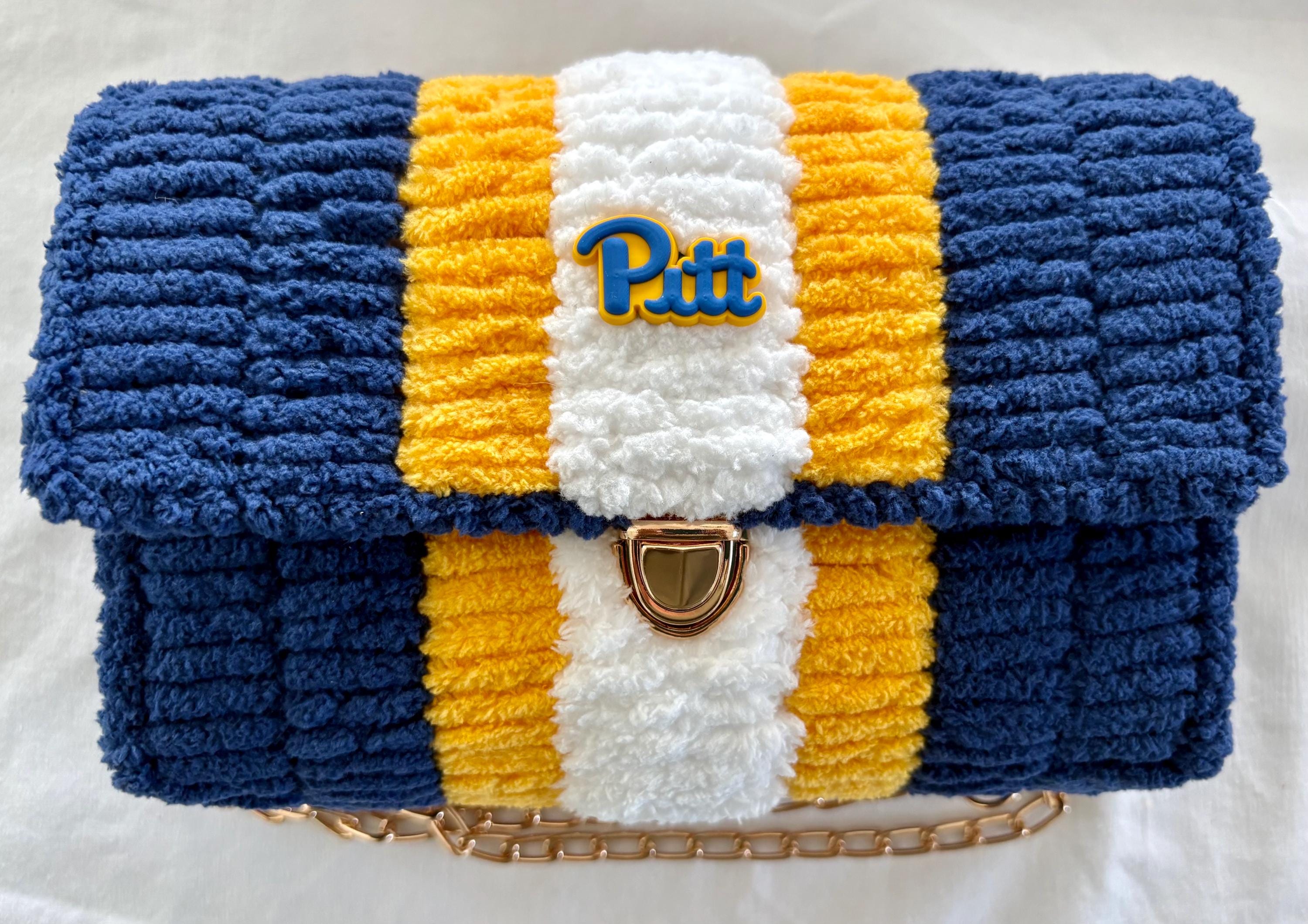 Pittsburgh Panthers Handmade  Crossbody Purse
