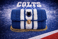 Indianapolis Colts Inspired Crossbody Purse – Handmade Chenille Game Day Bag – NFL Fan Gift
