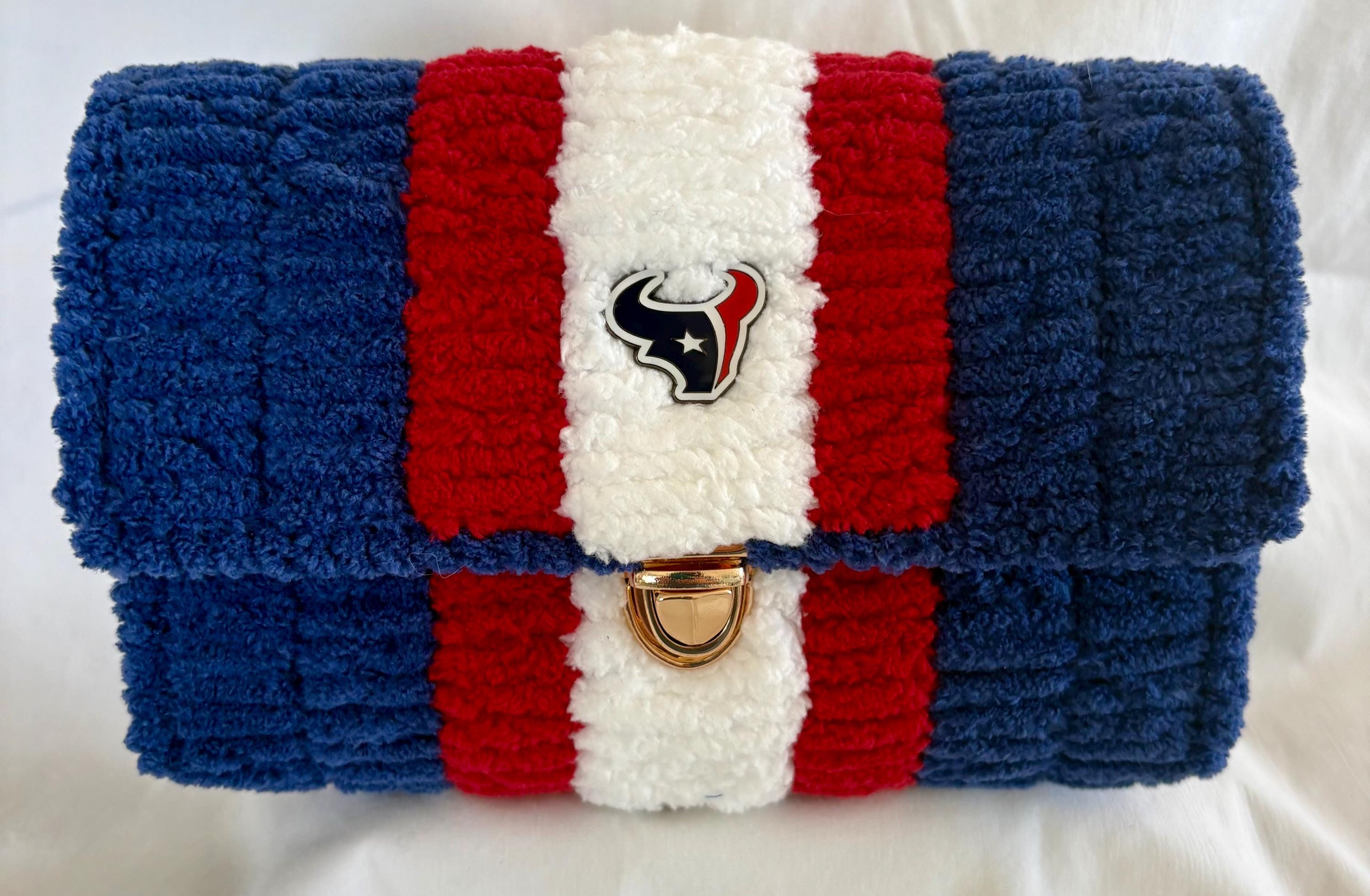 Houston Texans themed crossbody purse