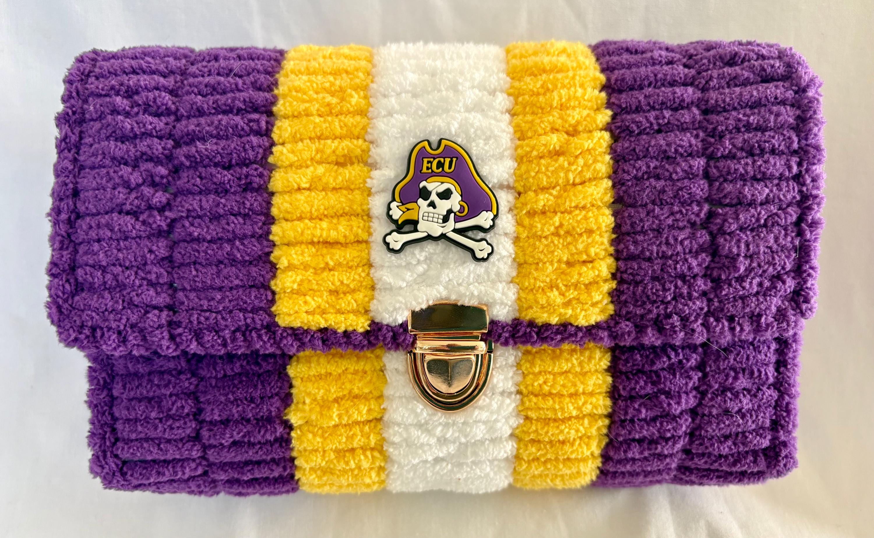 East Carolina University Pirates Handmade  Crossbody Purse