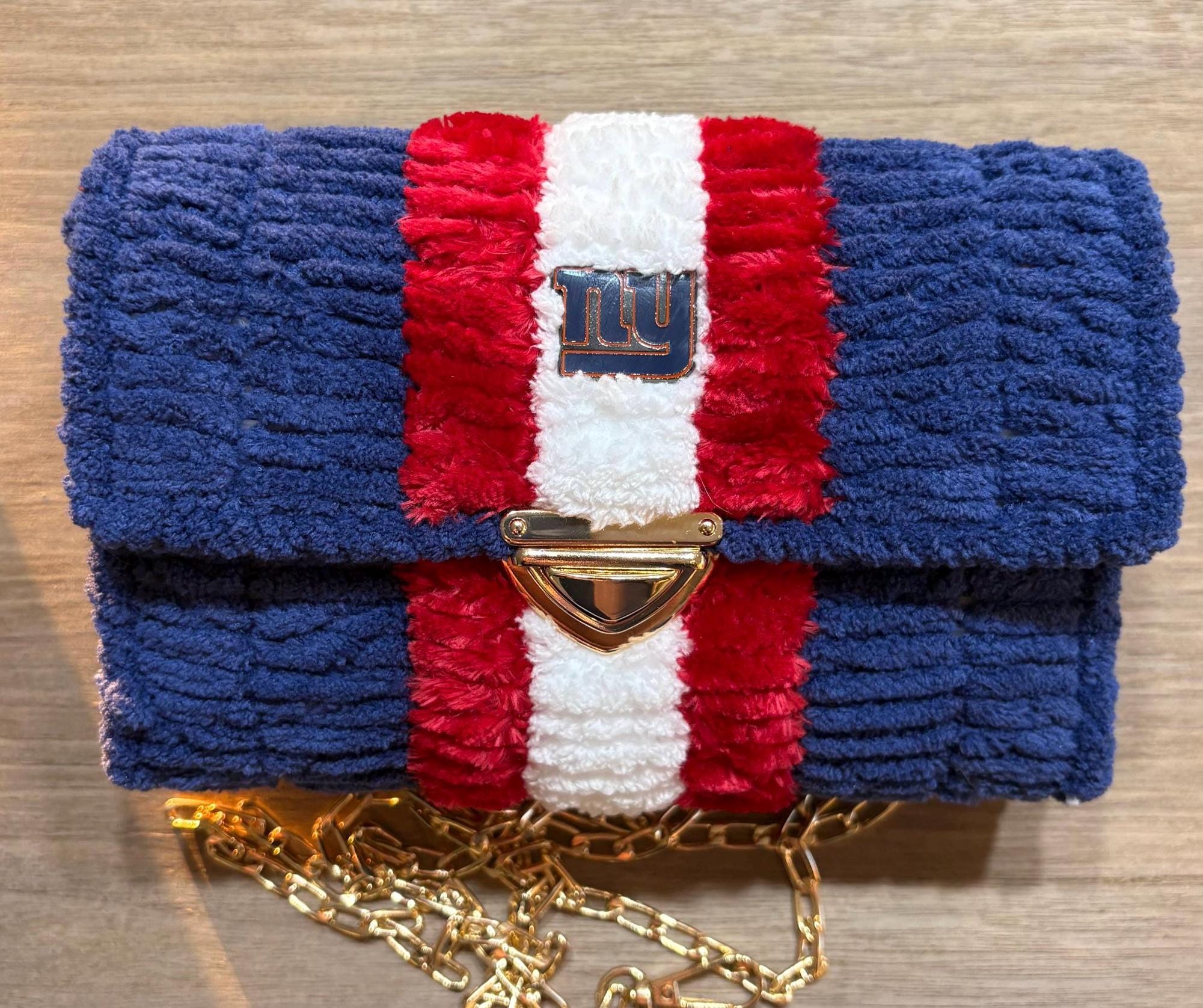 New York Giants themed crossbody bag