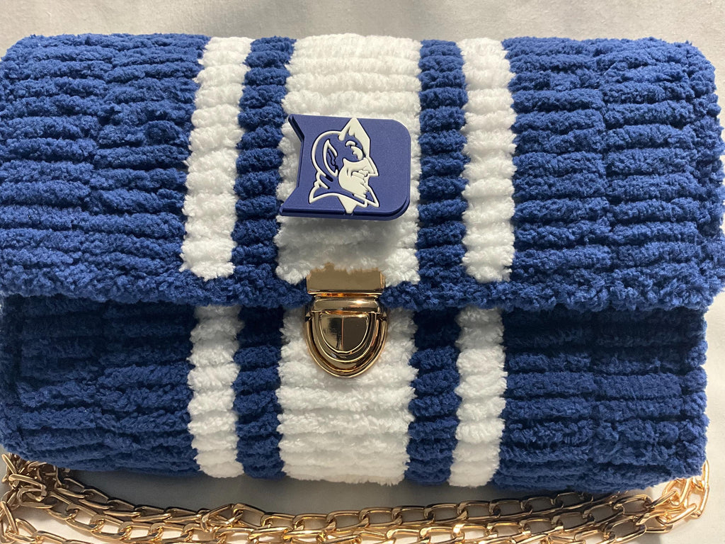 Duke Blue Devils Handmade  Crossbody Purse